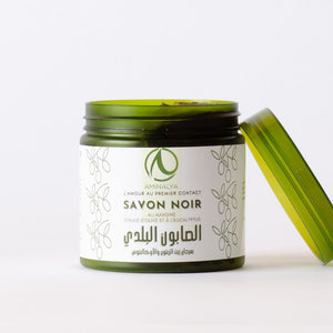 Savon noir au margine d'huile d’olive et à l’eucalyptus | الصابون البلدي بمرجان زيت الزيتون والأوكالبتوس