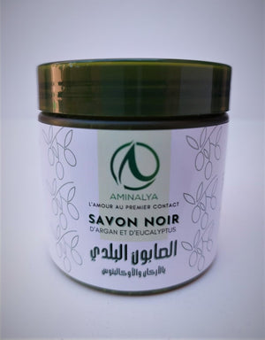 Savon noir d’Argan et d’Eucalyptus | الصابون البلدي  بالأركان والأوكالبتوس